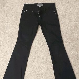 Tripp NYC Skull Flare Jeans